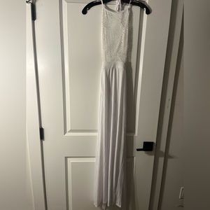 Brand New White Slit Dress